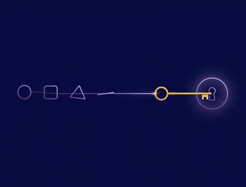 ALIGNMENT / KEY / UNLOCK concept